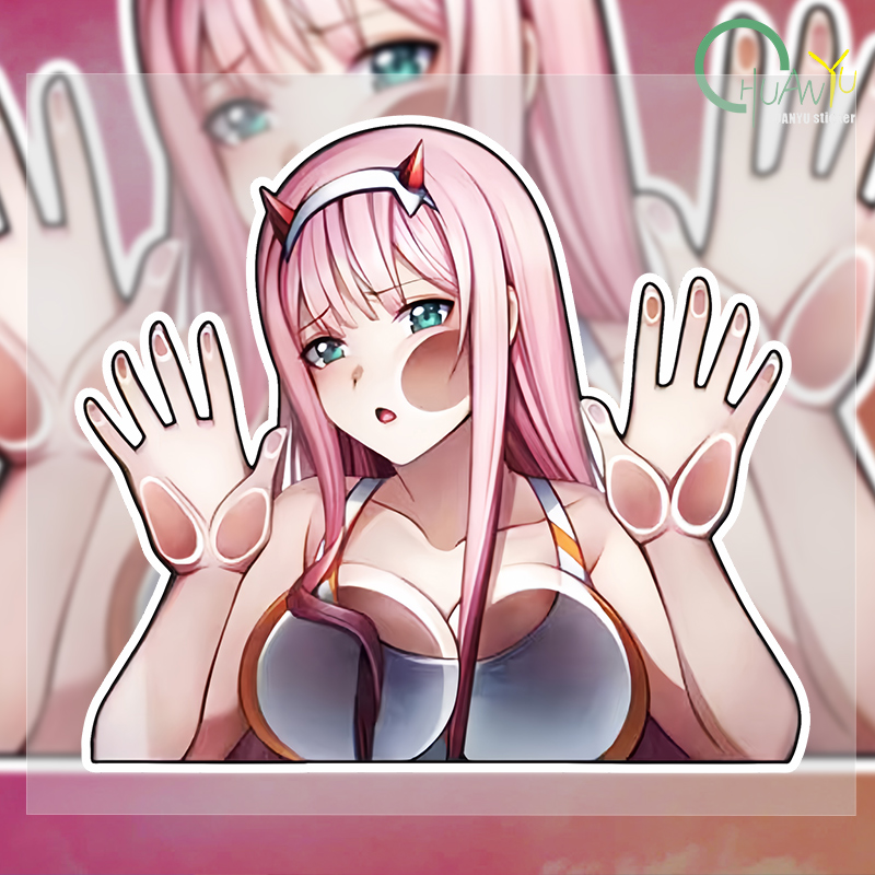 Motorcycle Gear Up - Наклейки на автомобиль Zero Two Windows,